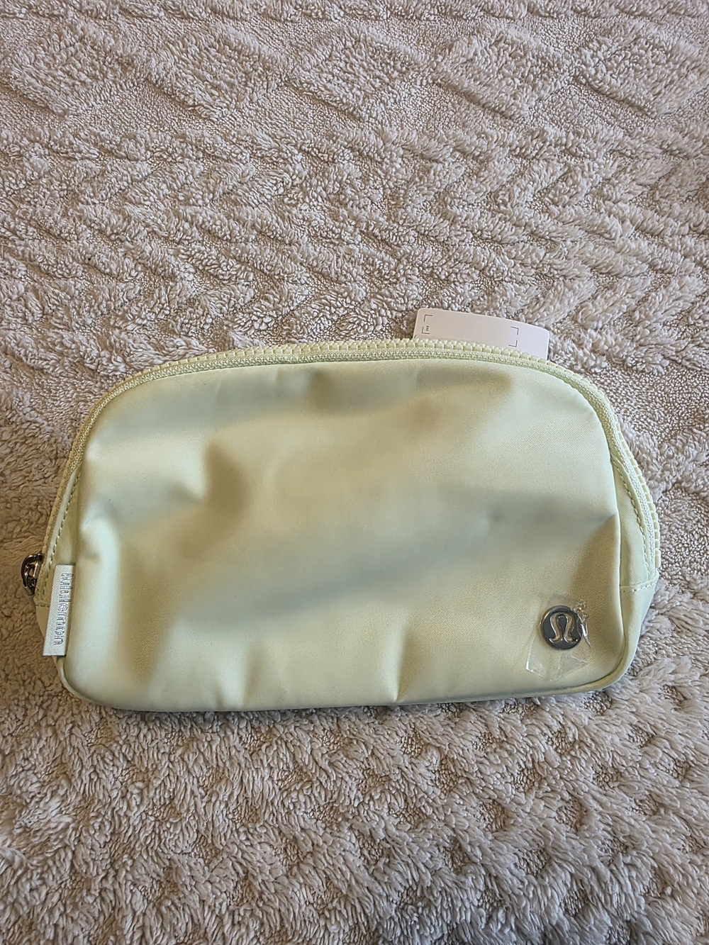 lululemon athletica Pale Yellow Cosmetic Pouch